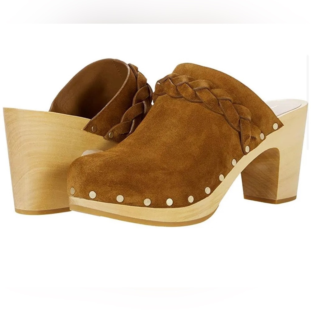 Loeffler Randall Merrill Braided Clogs in Cacao